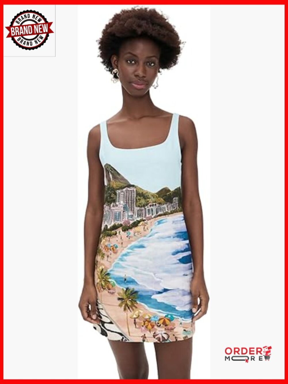 Sleeveless Shift Mini Dress Linen Casual Beach